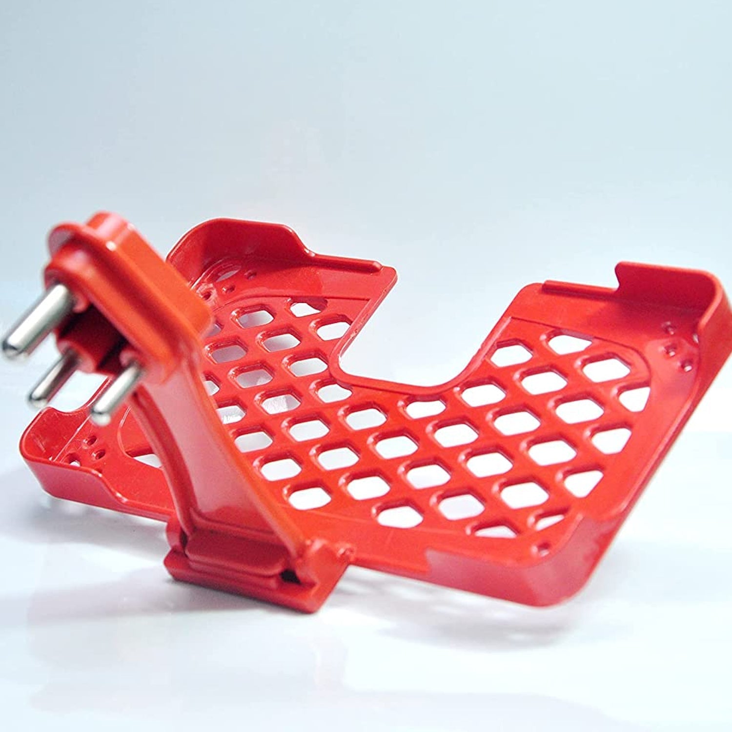 Red holder for mobile charging and hanging. Red holder for mobile charging and hanging.